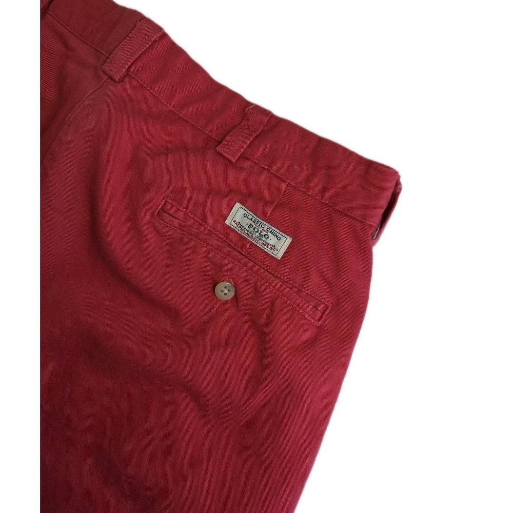 Polo Ralph‎ Lauren Salmon Chino Pants Preppy 100% Cotton Men's Size 36x29
